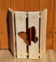 Абажур настенный "Бабочка"  липа