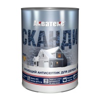 Кроющий антисептик Акватекс СКАНДИ Карамель 0,75 л