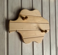 Вешалка "Дубок" 2 крючка липа