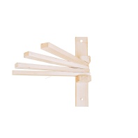 Вешалка Липа "Веер" 4 крючка (под мочалки)