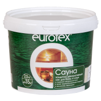 Лак для бань и саун 2,5 кг Eurotex-Сауна