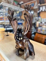 Подсвечник "Змея и мышка"