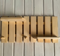 Полка-вешалка "Мечта" 2 крючка липа