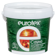 Лак для бань и саун 0,9 кг Eurotex-Сауна