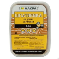Шпатлевка по дереву СОСНА 0,6 кг (Лакра)